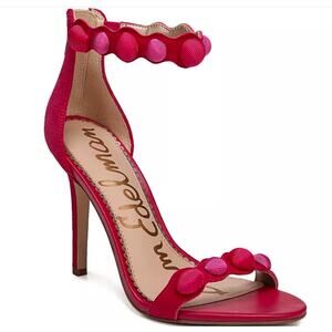 Sam Edelman Addison Suede High-Heel Ankle Strap Sandals 9.5 NWOT 189 IRRG